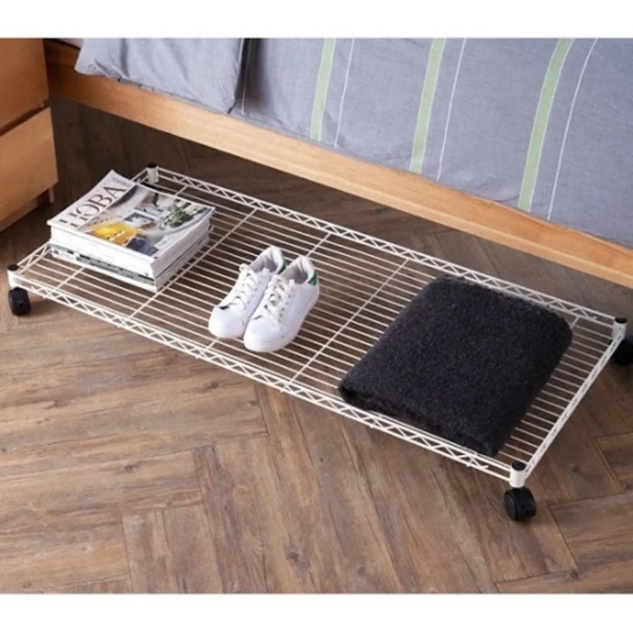 Storage bed under underbed rolling shelf shoe wheels ideas suprima maximize low profile organization keep solutions space products organized brilliant